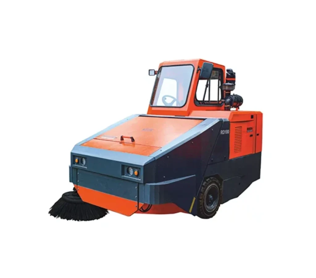 Diesel Operated Heavy Duty Industrial Ride on Sweeper