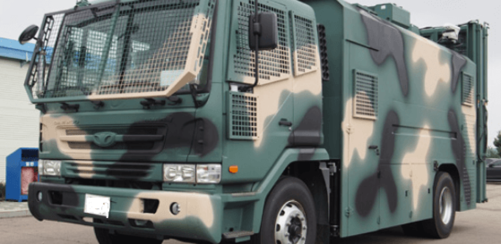 Auto-Barricading Truck
